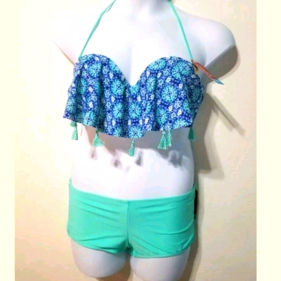 Arizona juniors  pushup swimsuit bikini new - Picture 1 of 3